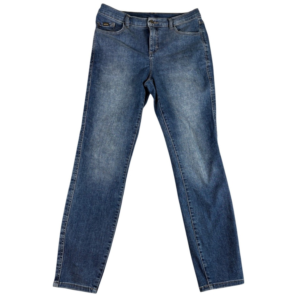 Kuhl Kontra Straight Jeans Womens 10S Blue Denim Washed Durable Rugged Workwear
